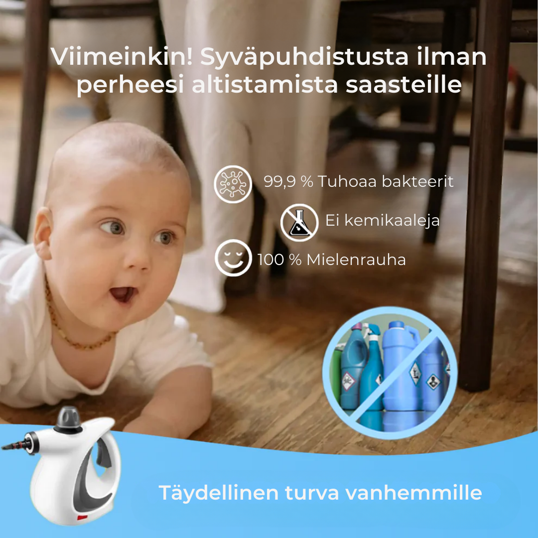 PureSteam™ | Puhdasta – Ilman kemikaaleja. Pelkkää höyryä.
