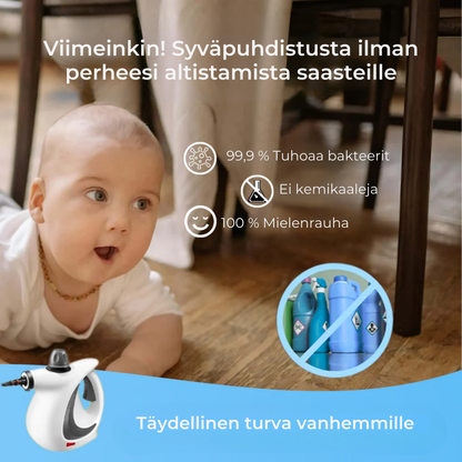 PureSteam™ | Puhdasta – Ilman kemikaaleja. Pelkkää höyryä.