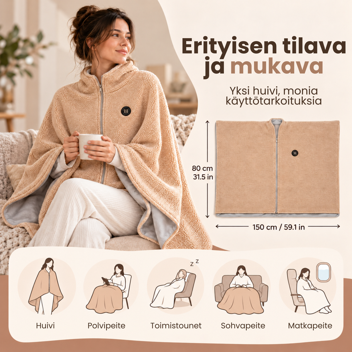 Syliö | Pysy lämpimänä ja nauti mukavuudesta kotona myös kylminä päivinä