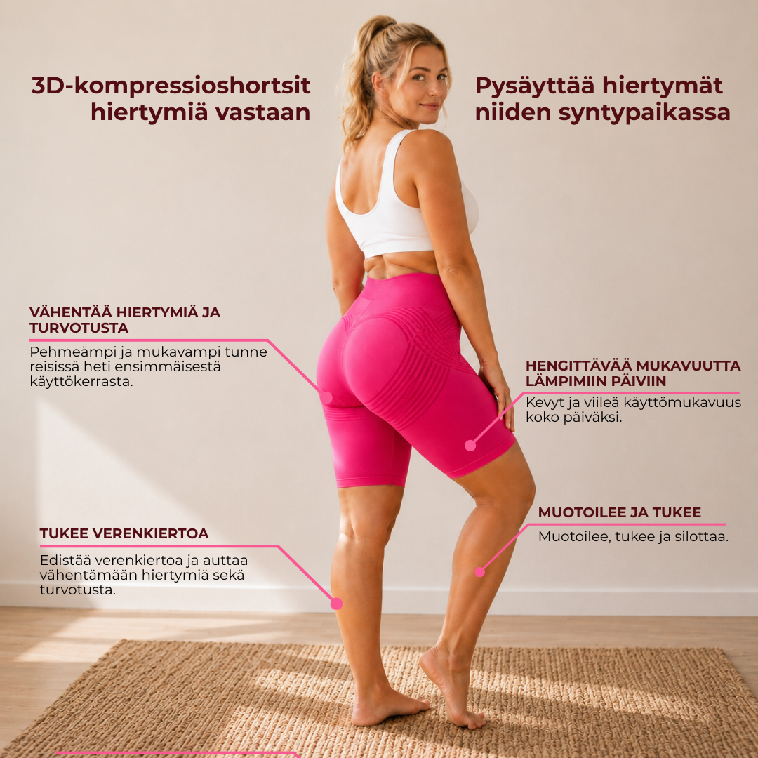 Sculptwear™ Short | 3D-pyöräilyshortsit hiertymiä vastaan