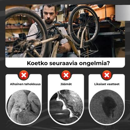 CleanRide™ | uhdas ketju minuutissa, ilman likaisia käsiä.