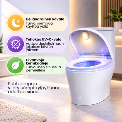 PuhdasValo | Puhtaampi WC ja helpommat yölliset vessakäynnit