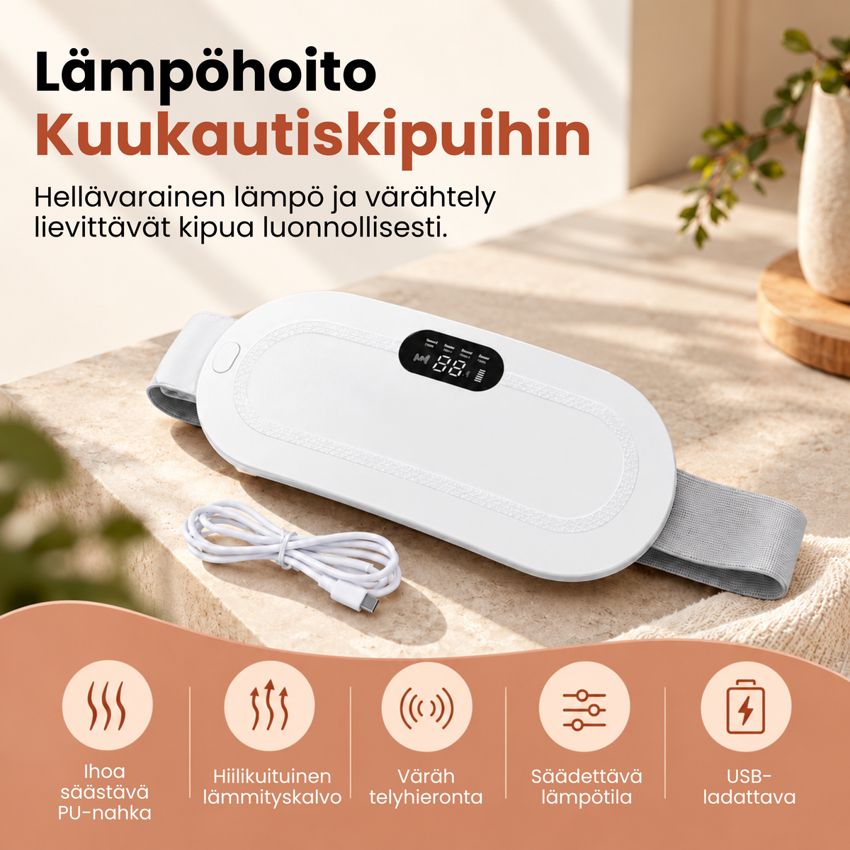 LämpöSyke | Helpotusta kuukautispaiviin lampoa juuri silloin kun tarvitset