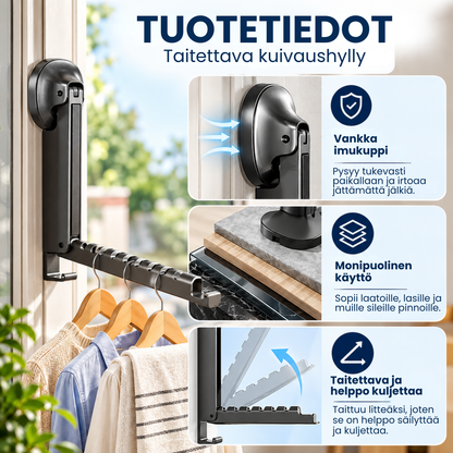 Taitio™ | Lisää kuivaustilaa vähemmällä lattiatilalla