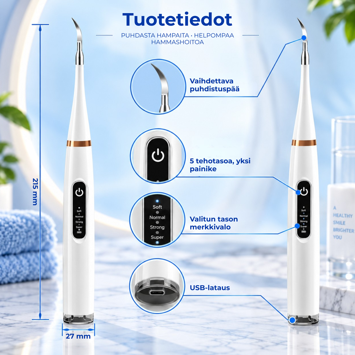 CleanTooth Tool™ | Puhdista tarkemmin ilman monimutkaista rutiinia