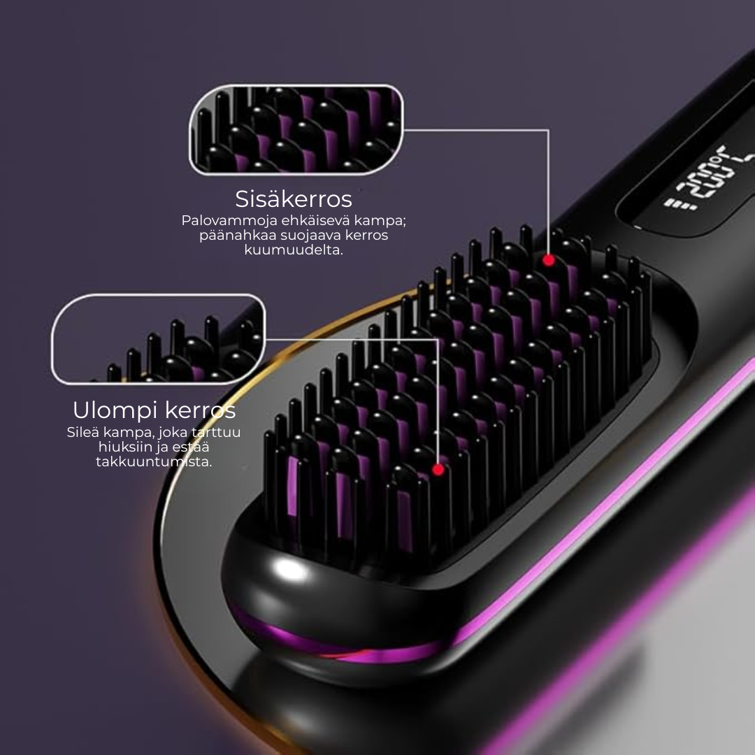 HeatBrush™ | Tyylittele helposti lyhyet hiukset