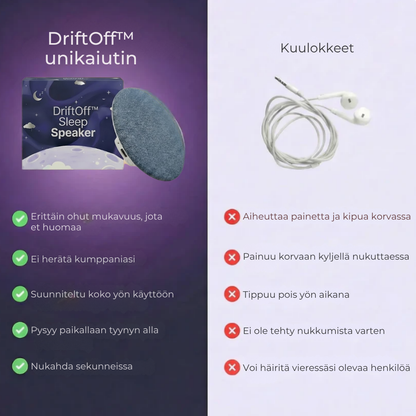 DriftOff™ | Kaiutin helpottamaan nukahtamista