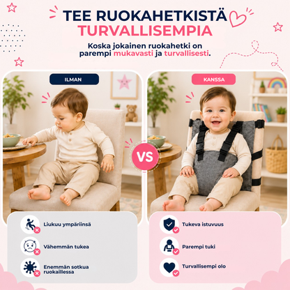 SeatGuard™ | Kannettavat turvavaljaat lastenistuimeen