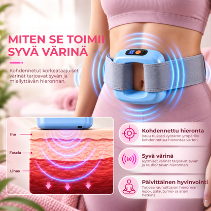 PulseBelt™ | Rentouta vatsan alue ilman ylimääräistä vaivaa