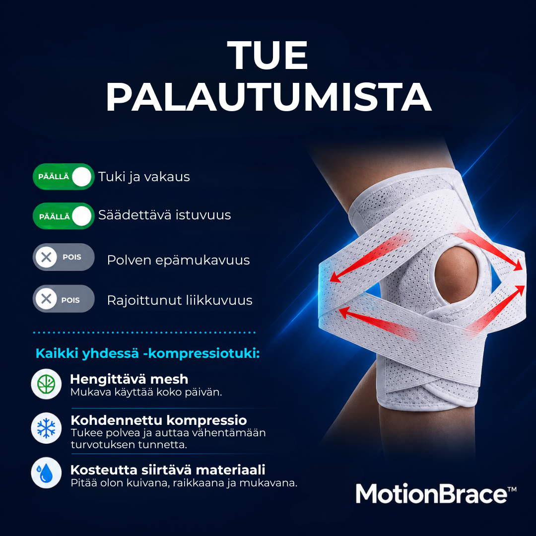 MotionBrace™ | Säädettävä polvituki