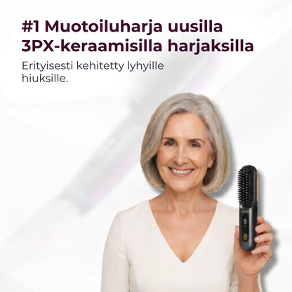 HeatBrush™ | Tyylittele helposti lyhyet hiukset