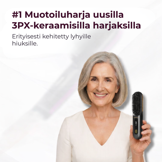 HeatBrush™ | Tyylittele helposti lyhyet hiukset