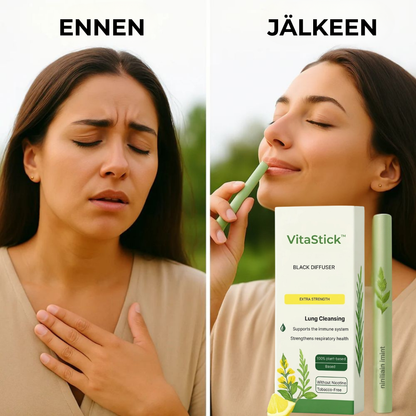 VitaStick™ | Terveellinen ja nikotiiniton vaihtoehto tupakoinnille