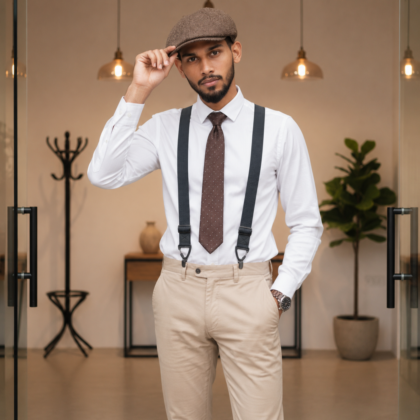GripSuspenders™ | Justerbare seler med krokfester som holder buksene på plass hele dagenön ja vapaa-aikaan