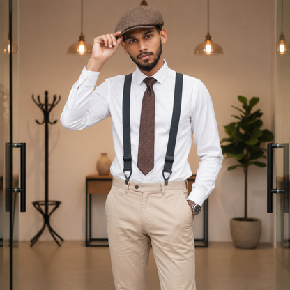 GripSuspenders™ | Justerbare seler med krokfester som holder buksene på plass hele dagenön ja vapaa-aikaan
