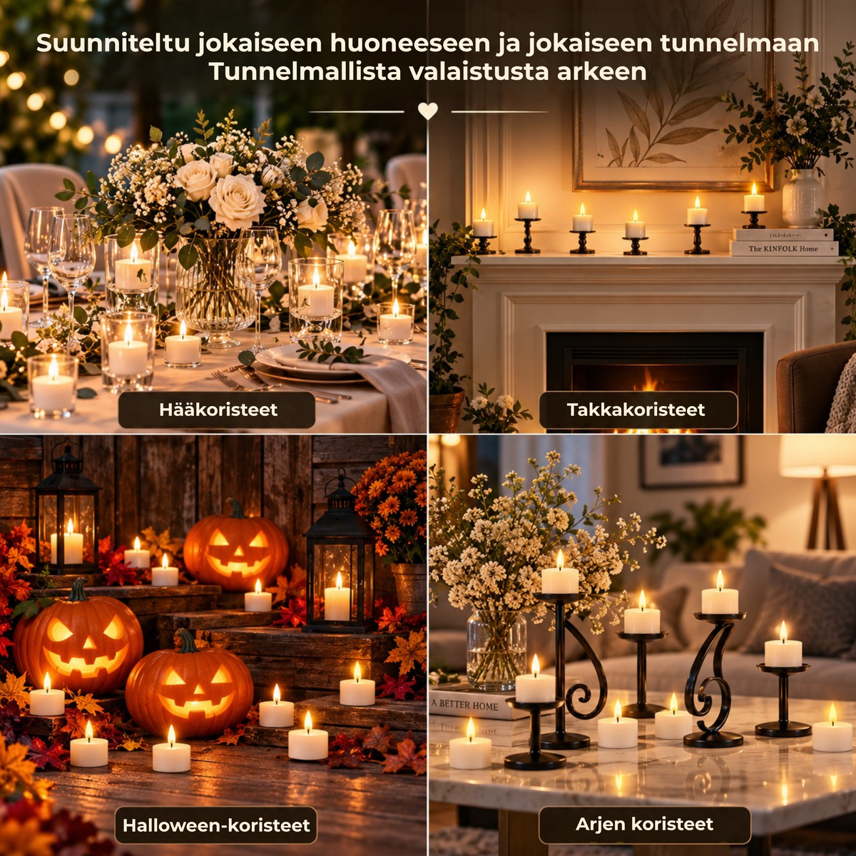 LED Tuikut™ | Turvallisempi tapa luoda kynttilätunnelmaa kotiin