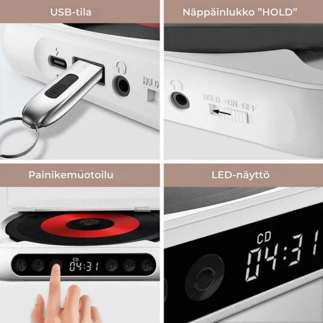 PureSound CD Player™ | Striimaus toimii — mutta joskus haluat vain laittaa levyn sisään ja kuunnella.