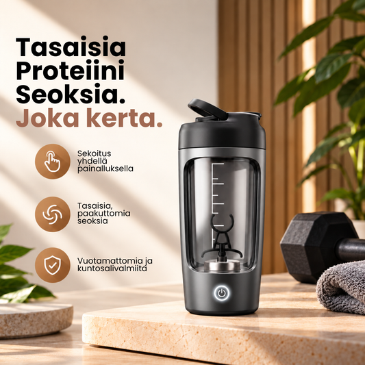 Press&Pour | Tasainen proteiinijuoma ilman turhaa ravistamista
