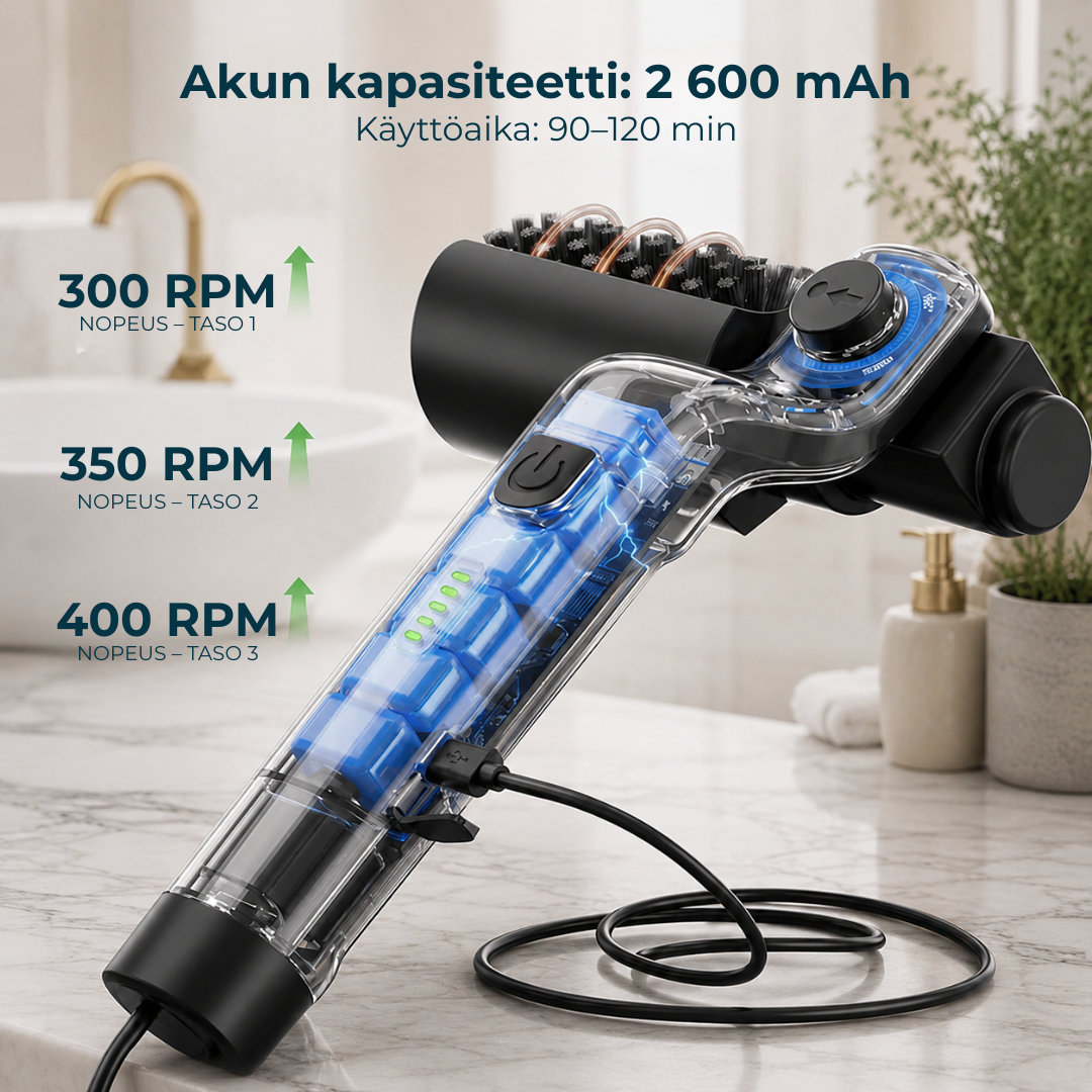 GrillForce™ | Langaton sähköinen grillinpuhdistin