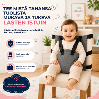 SeatGuard™ | Kannettavat turvavaljaat lastenistuimeen
