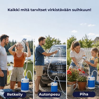 AquaFlow™ | Täydellinen setti letkulla ja suuttimilla