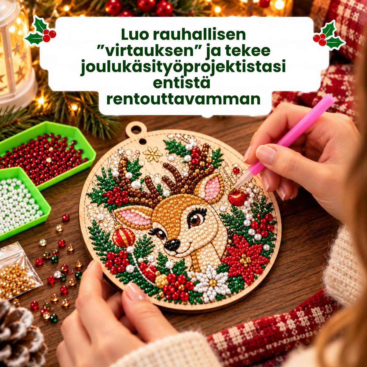Joulukoristeet Timanteilla™ | Tee joulukuusestasi tänä vuonna oikeasti omannäköisesi