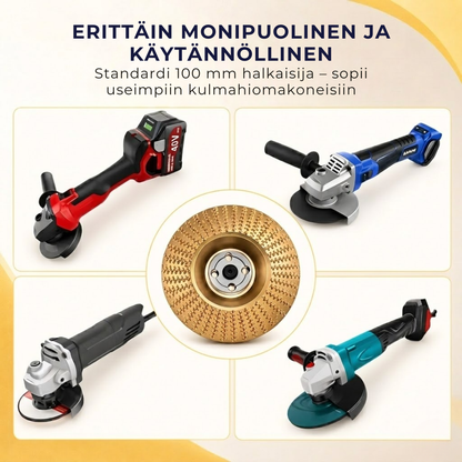 CarveDisc Pro™ | Puuntyöstölaikka kulmahiomakoneeseen