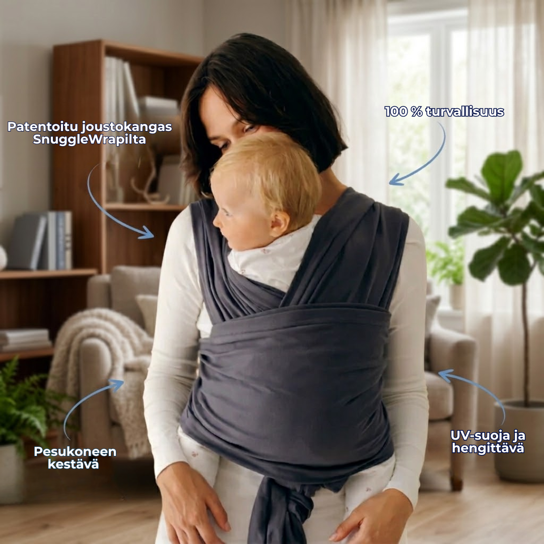 SnuggleWrap™ | helpompi tapa kantaa vauvaa lähellä
