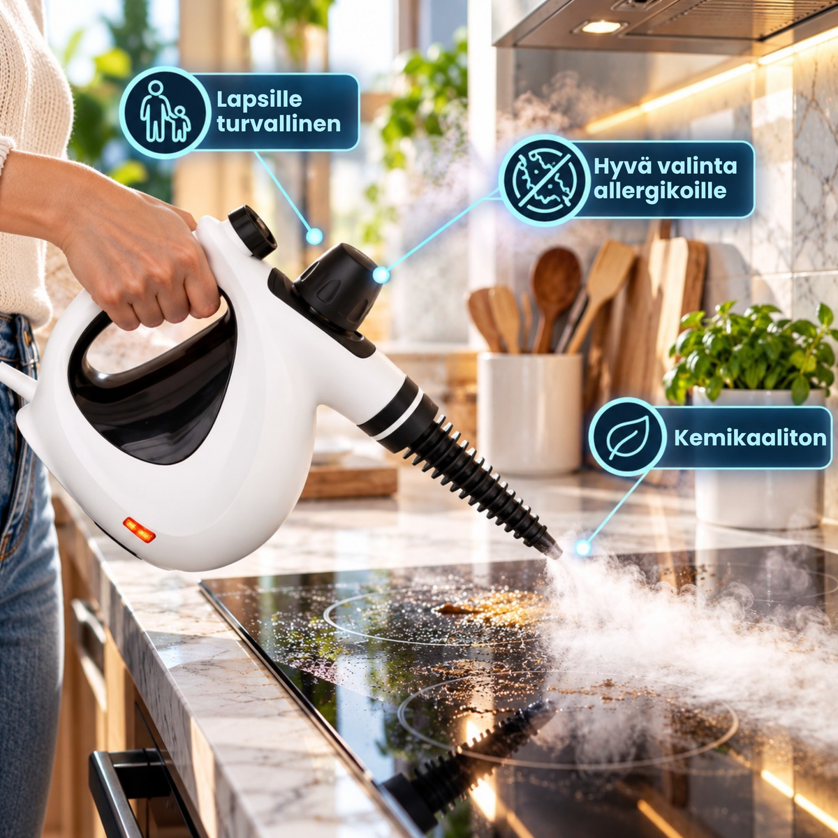 PureSteam™ | Pinttynyt lika irti kuumalla painehöyryllä