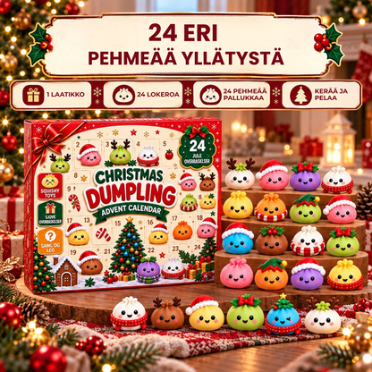 DumplingJoulu™ | Uusi squishy joka päivä jouluun asti