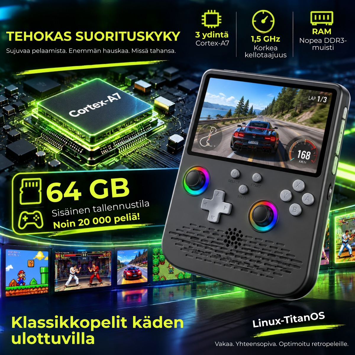 RetroPlay 5™ | Palaa suosikkipeleihisi missä vain