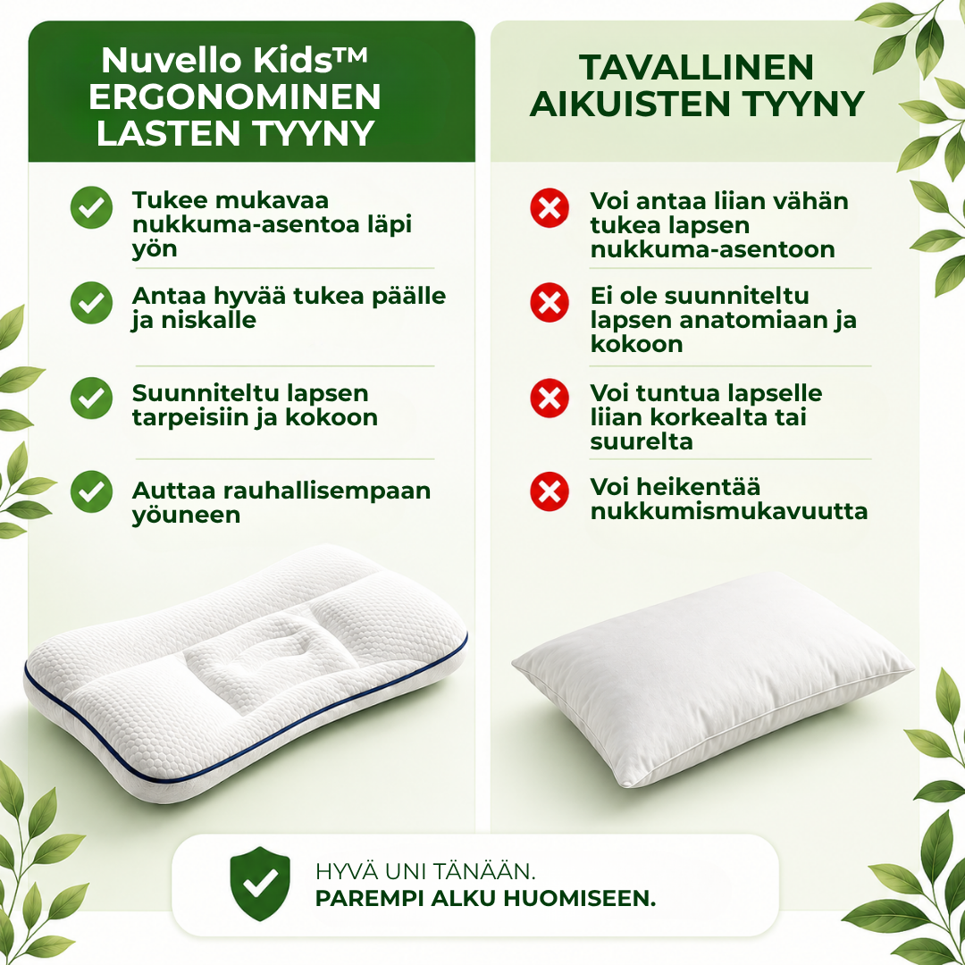 Nuvello Kids™ | Lasten ryhtityyny