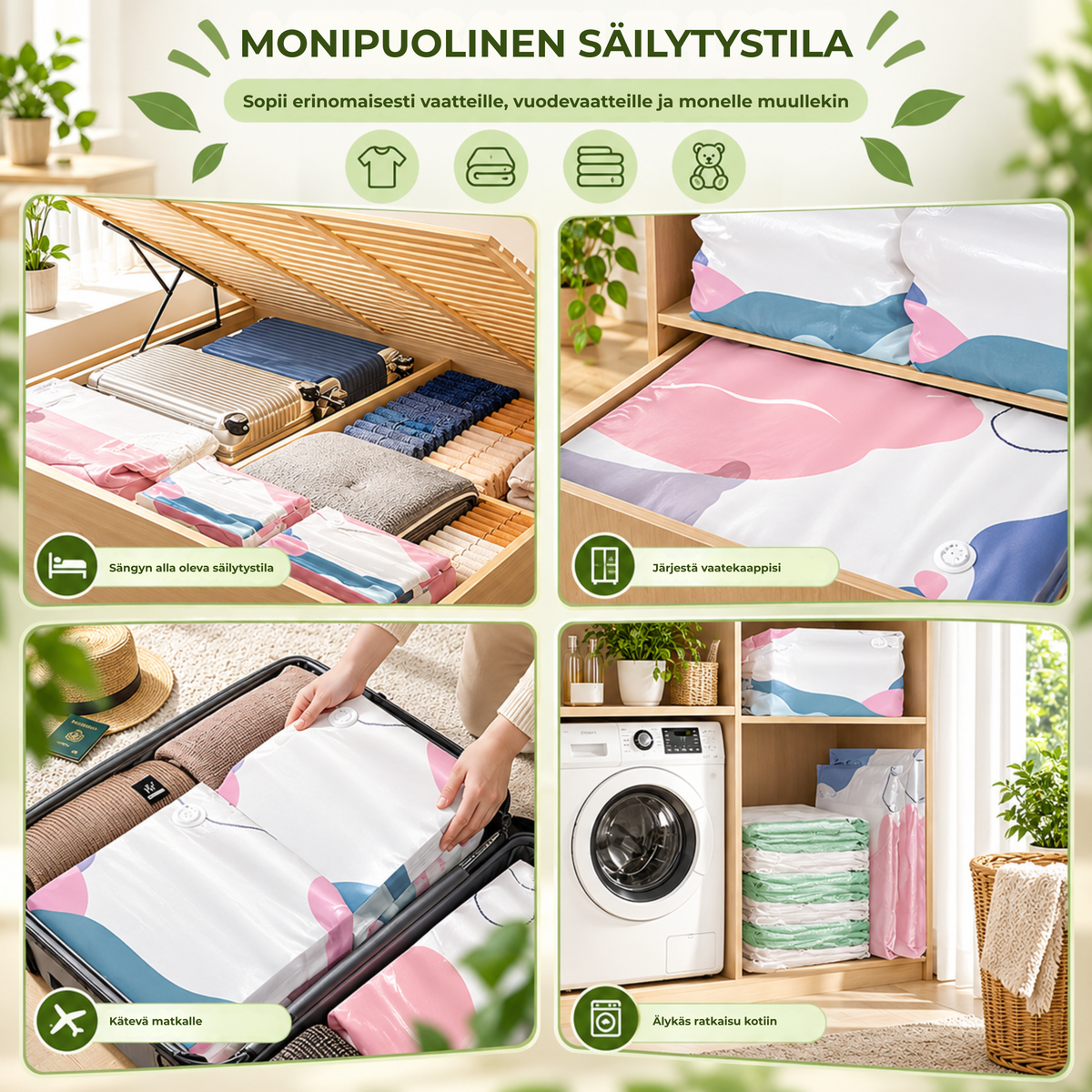 SpaceSaver™ | Fiksumpi tapa säilyttää sesonkivaatteet