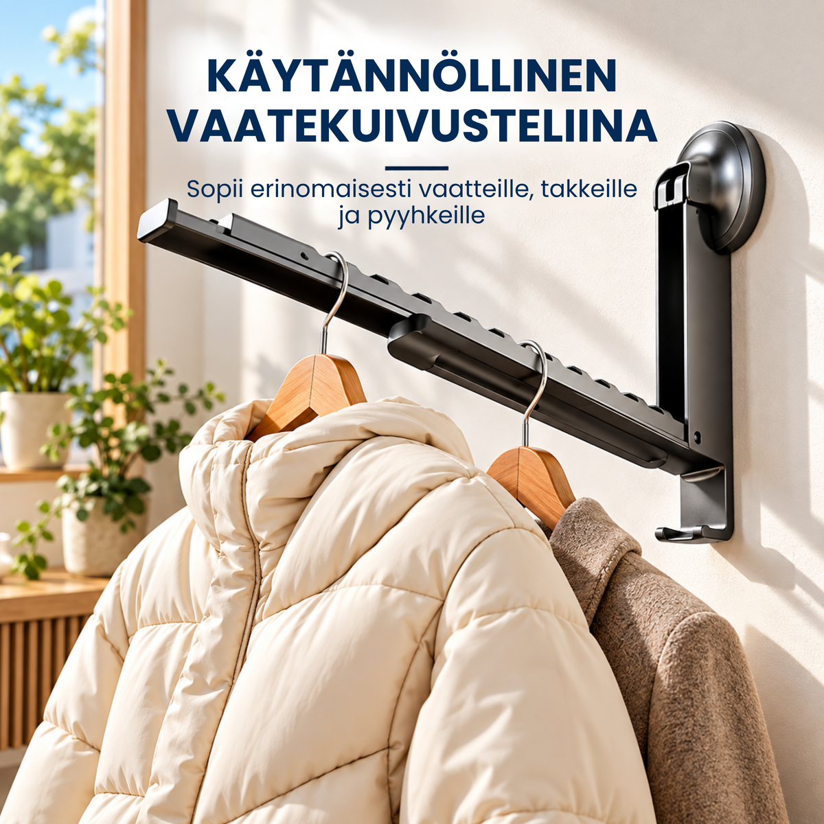 Taitio™ | Lisää kuivaustilaa vähemmällä lattiatilalla