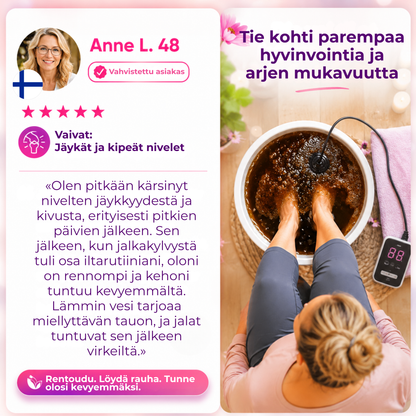 SoleSpa™ | Rentouttava jalkakylpy kotona vain 30 minuutissa
