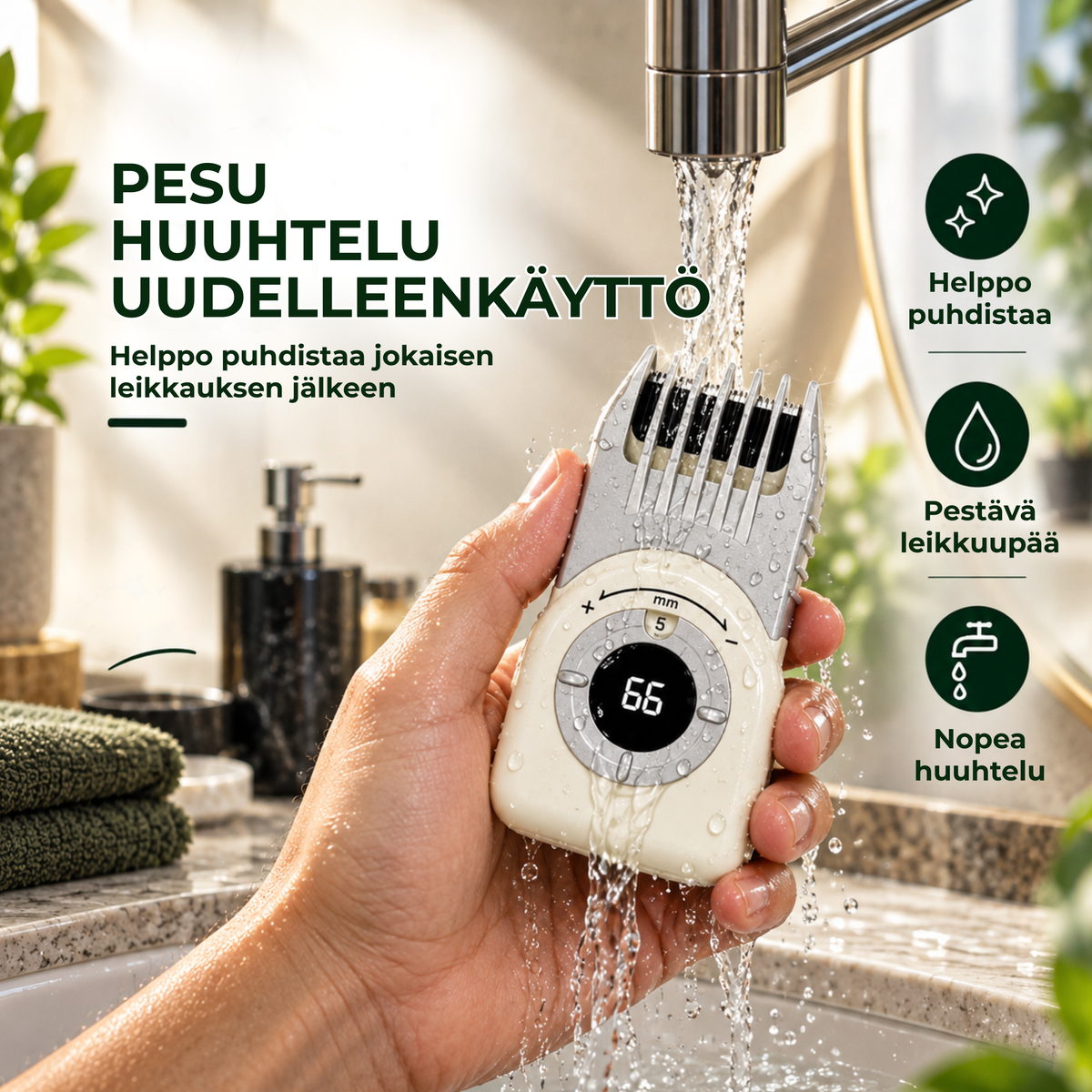 ItseLeikkuri™ | Siisti hiukset kotona ilman turhaa säätöä