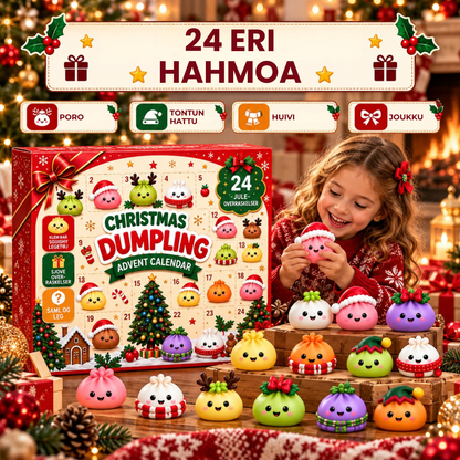DumplingJoulu™ | Uusi squishy joka päivä jouluun asti