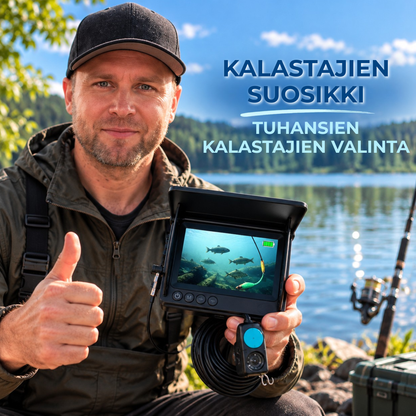 KalastusKamera™  | Näe, mitä pinnan alla tapahtuu ennen kuin heität