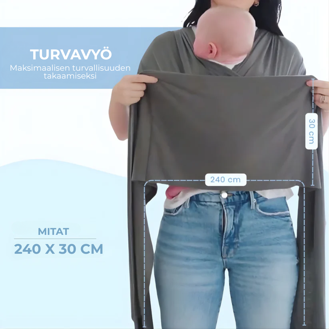 SnuggleWrap™ | helpompi tapa kantaa vauvaa lähellä