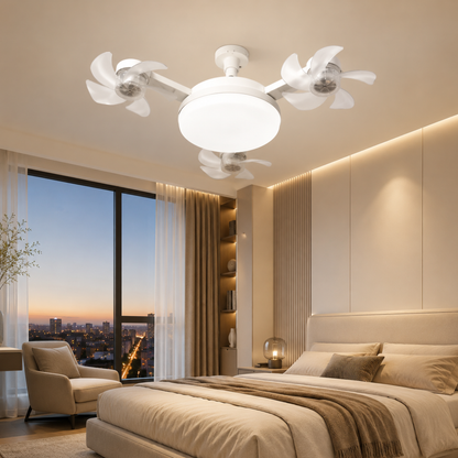 AirCrown™ | LED, E27-kanta ja tyylikäs kattovalaisinmuotoilu