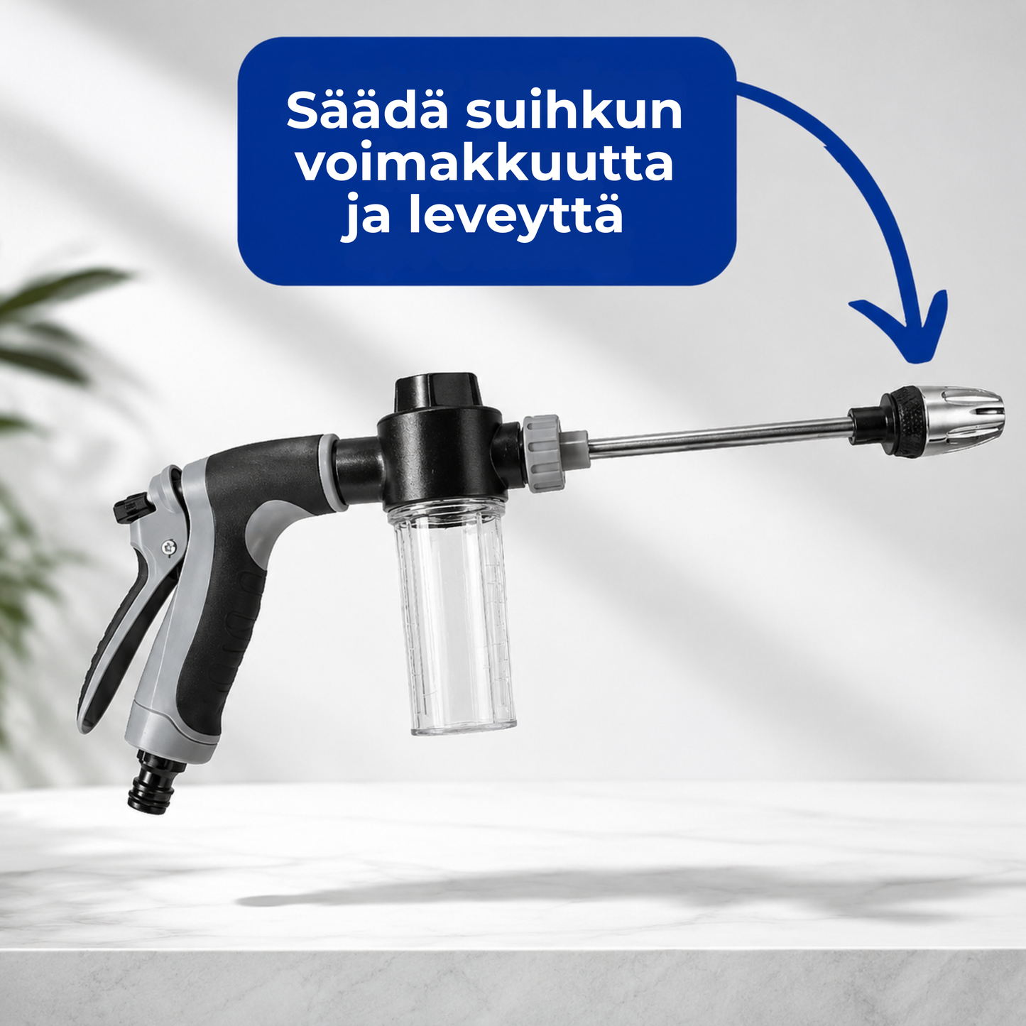 FoamJet Pro™ | Muuta puutarhaletkusi tehokkaaksi vaahtoruiskuksi