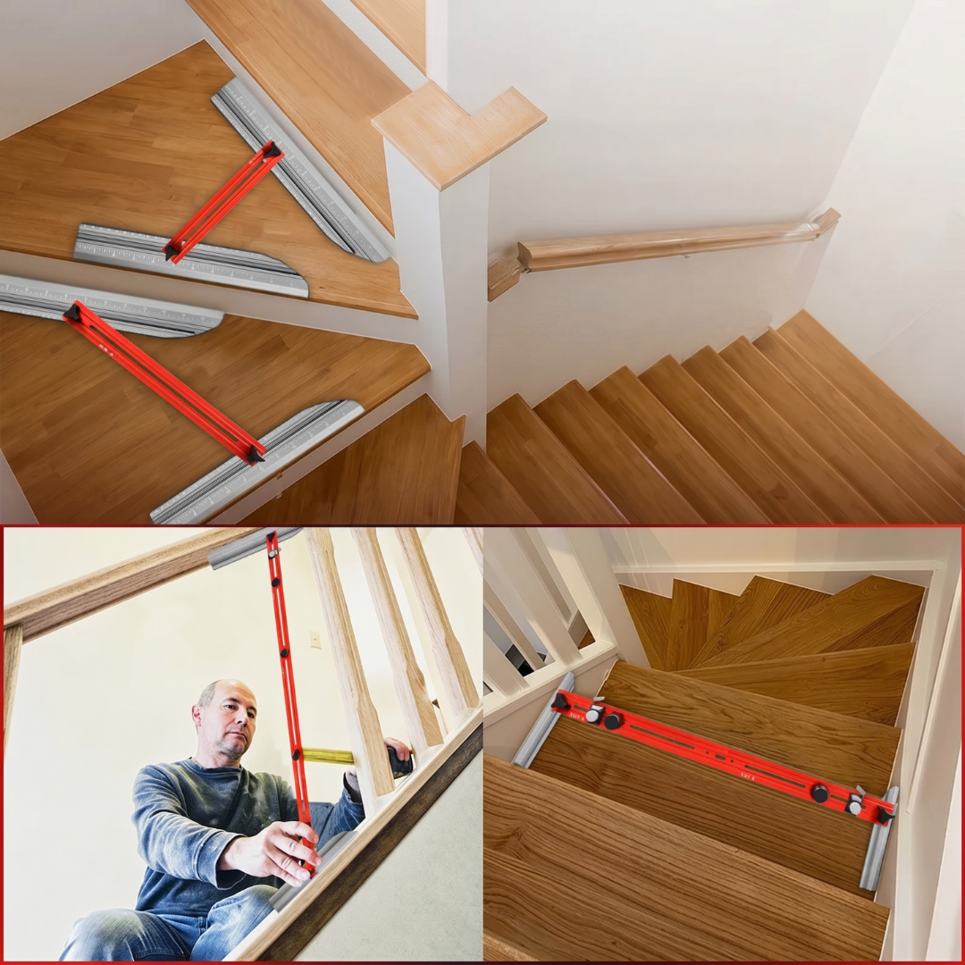 AngleStep™ | Säädettävä alumiiniseoksesta valmistettu porrasaskelman malline