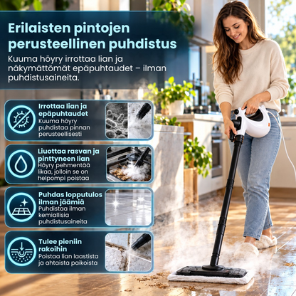 PureSteam™ | Pinttynyt lika irti kuumalla painehöyryllä