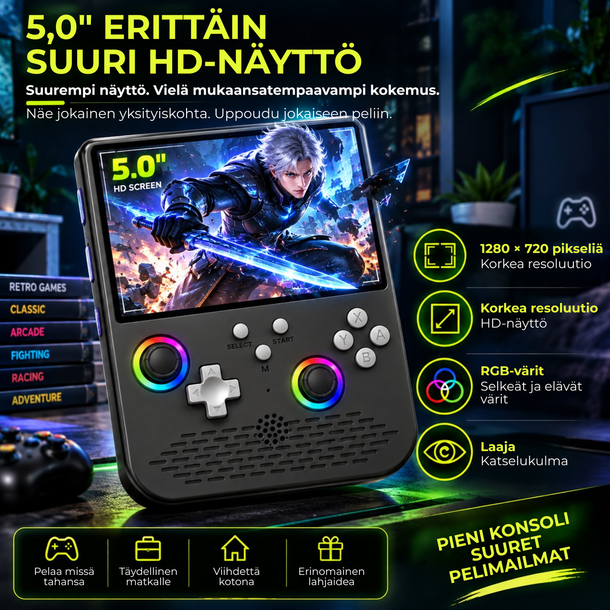 RetroPlay 5™ | Palaa suosikkipeleihisi missä vain
