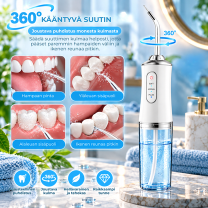 AquaFloss™ | Tehokkaampi puhdistus hampaiden väleihin