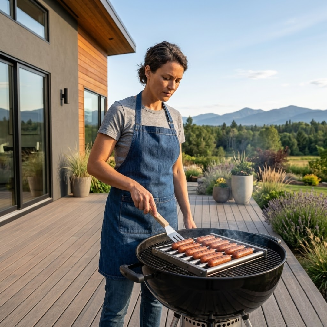 GrillGrep™ | Grillaa makkarat tasaisesti ja helposti – joka kerta!