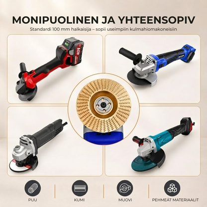 CarveDisc Pro™ | Puuntyöstölaikka kulmahiomakoneeseen