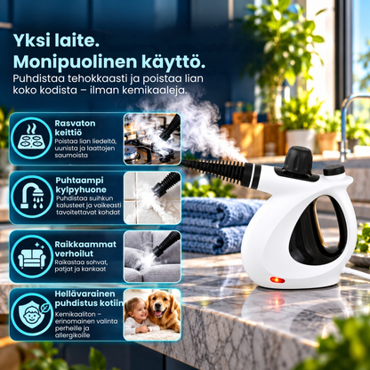 PureSteam™ | Pinttynyt lika irti kuumalla painehöyryllä