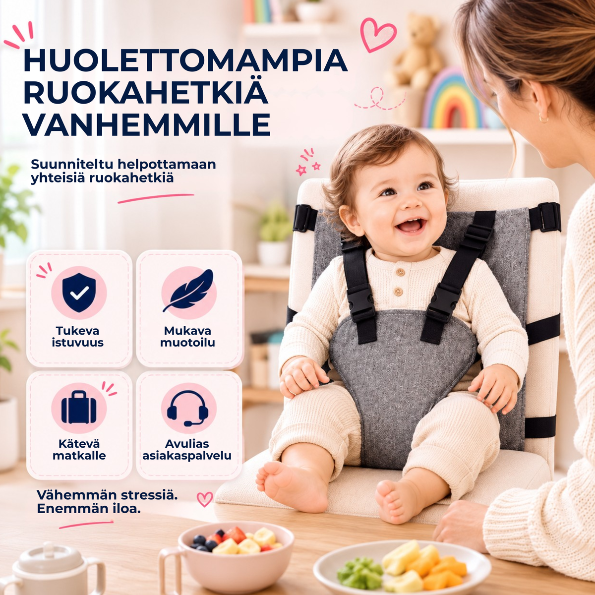 SeatGuard™ | Kannettavat turvavaljaat lastenistuimeen