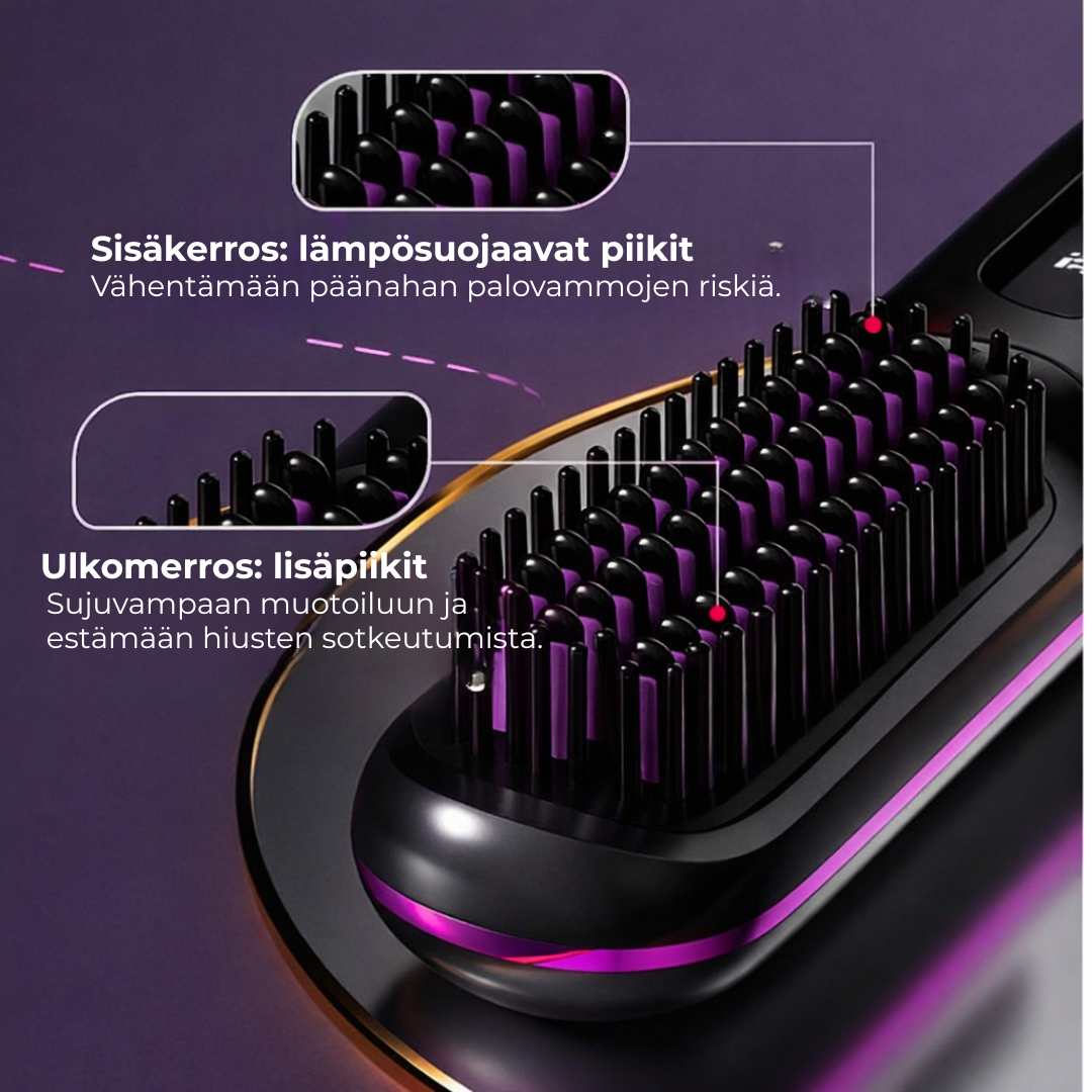 HeatBrush™ | Tyylittele helposti lyhyet hiukset